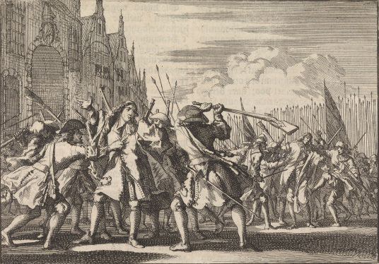 De tong en vinger van de gebroeders De Witt